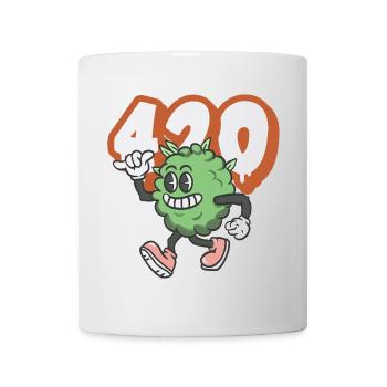 Happy420 - Tasse - Weiß - Vorne