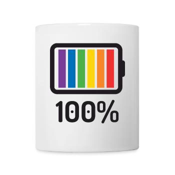 Mois de la fierté LGBT - 100% queer - Mug blanc - blanc - Devant