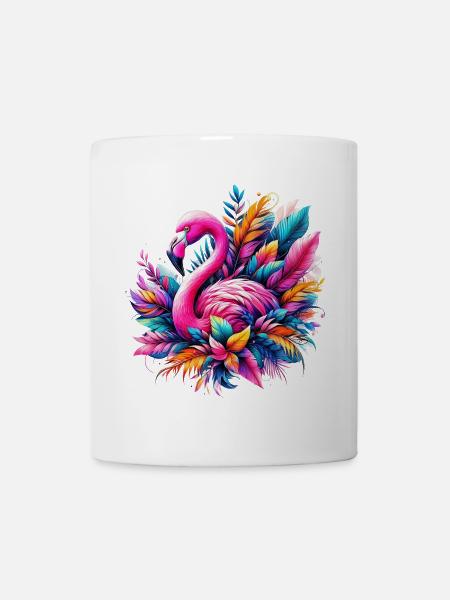 Flamant - Mug blanc - blanc