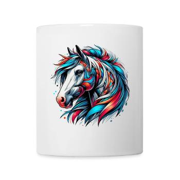Cheval - Mug blanc - blanc - Devant