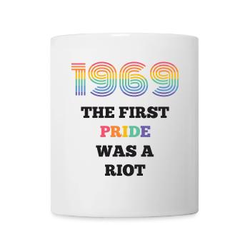 LGBT Pride Month - Die erste Pride war ein Aufruhr - Tasse - Weiß - Vorne