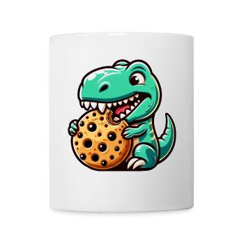 Mignon Dino T-Rex Fun - Mug blanc - blanc - Devant