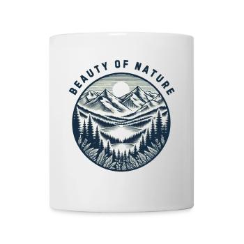 Berge Jahrgang - Tasse - Weiß - Vorne