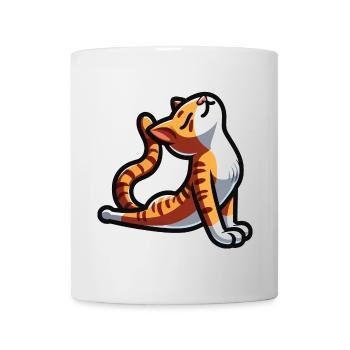 Yoga Namaste Katze - Tasse - Weiß - Vorne