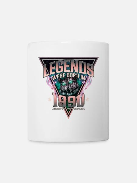 Legenden wurden 1990 geboren - Tasse - Weiß
