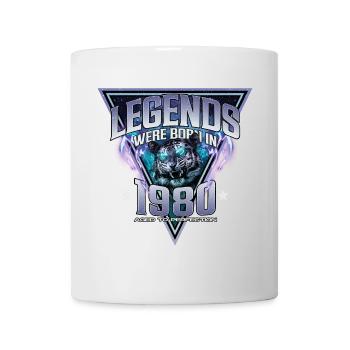 Legends were born in 1980 - Mug - white - Front