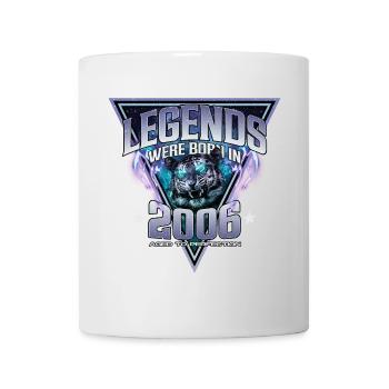 Des légendes sont nées en 2006 - Mug blanc - blanc - Devant