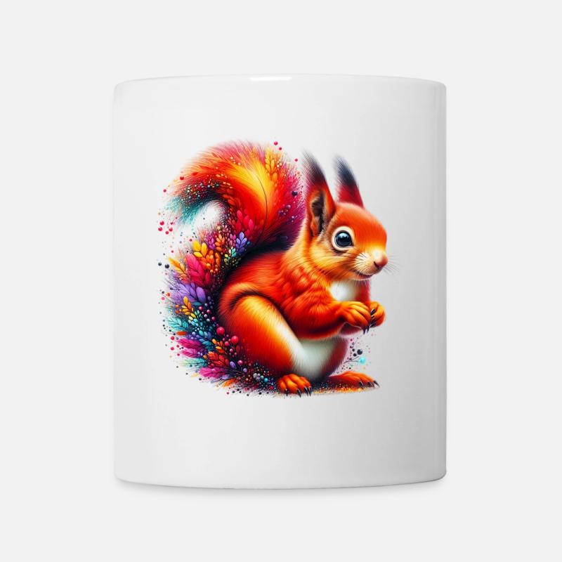 Écureuil - Mug blanc - blanc