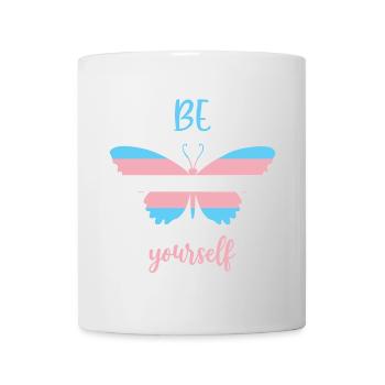 LGBT Pride Month - Be Yourself - Trans Power - Mug - white - Front