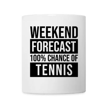 Tennis Tennis Tennis - Tasse - Weiß - Vorne