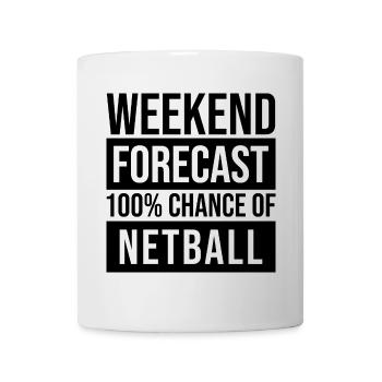 Netzball - Tasse - Weiß - Vorne