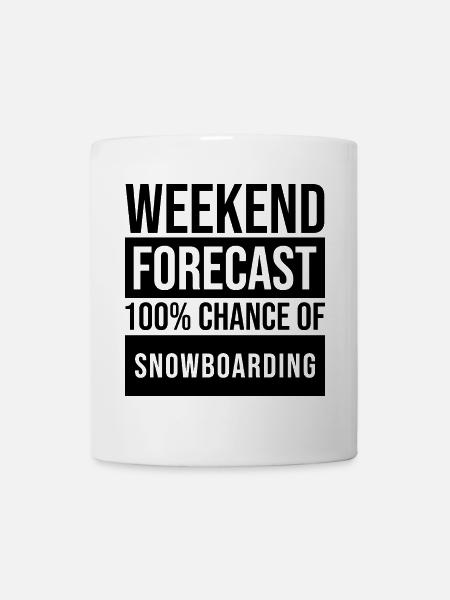 Snowboard Snowboard Snowboard - Tasse - Weiß