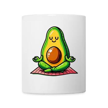 Avocado in Meditation - Mug - white - Front