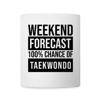 Taekwondo - Tasse - Weiß - Vorne