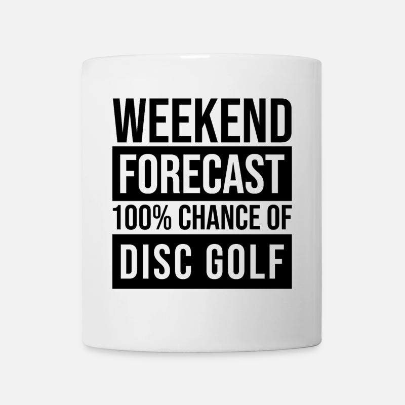 Disc golf - Mug blanc - blanc