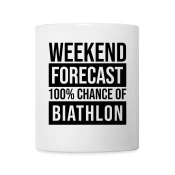 biathlon - Mug blanc - blanc - Devant