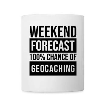 Geocache - Tasse - Weiß - Vorne