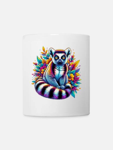 Lémurien - Mug blanc - blanc
