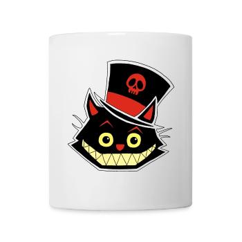Cat and hat - Mug - white - Front