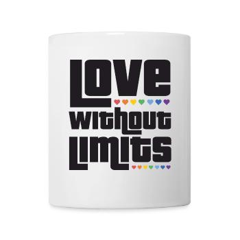 LGBTQ Pride Month - Love Without Limits - Mug - white - Front