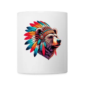 American Indian Bear American Red Bears - Mug - white - Front