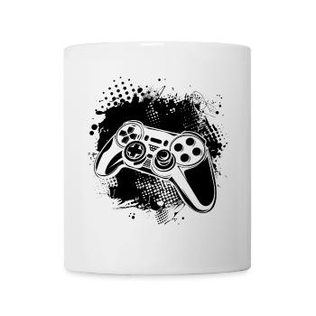 Manettes de jeu - Mug blanc - blanc - Devant