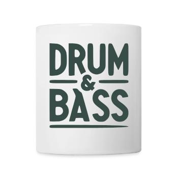 Drum and Bass, dnb Dschungelmusik, Drum n Bass - Tasse - Weiß - Vorne