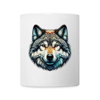 Loup - Mug blanc - blanc - Devant