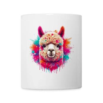 Alpaga - Mug blanc - blanc - Devant