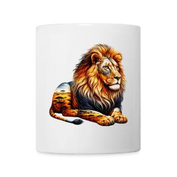 Lion - Mug blanc - blanc - Devant