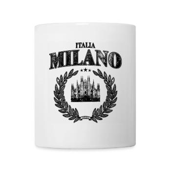 Emblème de Milan – Duomo & Star Vintage Look - Mug blanc - blanc - Devant