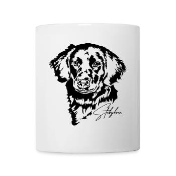 Stabyhoun Portrait Chien Chien Stabjihoun Wilsigns - Mug blanc - blanc - Devant