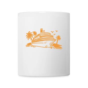 Kreuzfahrtschiff Urlaub Kreuzfahrt - Tasse - Weiß - Vorne