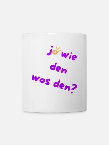 Comment? Pourquoi? Argot 🤠 autrichien - Mug blanc - blanc