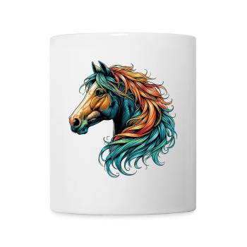 Pferd - Tasse - Weiß - Vorne