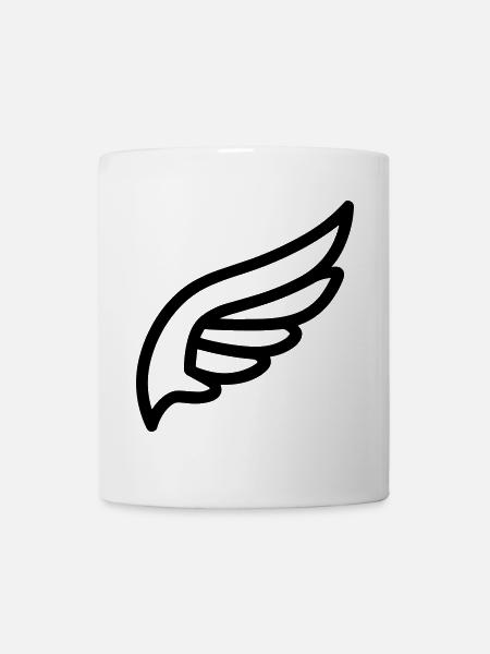 Engelsflügel - Tasse - Weiß