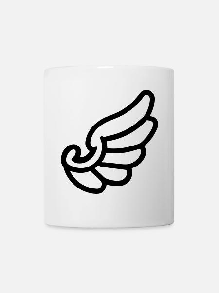 Engelsflügel - Tasse - Weiß