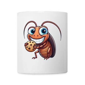 Drôle Cookie cafard Dessert sucré Bande dessinée - Mug blanc - blanc - Devant