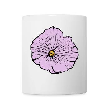 Flower pastel flower flowers pastel flowers lilac - Mug - white - Front