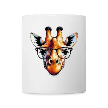 Giraffe with Glasses - Mug - white - Front