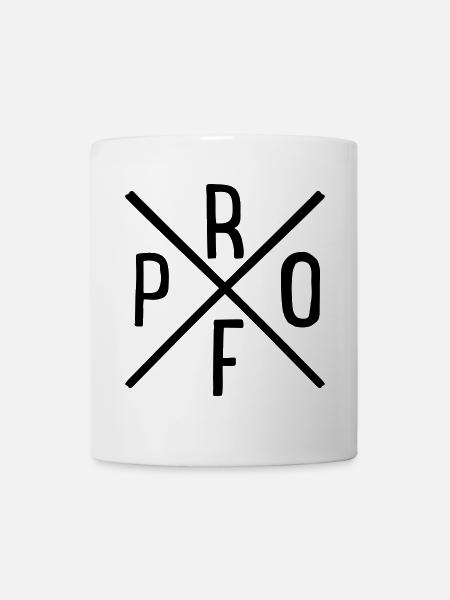 Prof - Tasse - Weiß