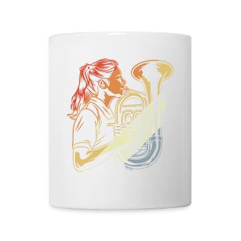 Tuba players - Mug - white - Front