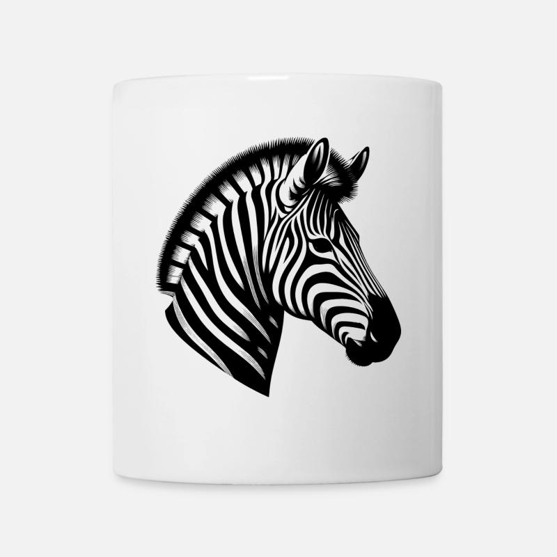 Zebra - Tasse - Weiß
