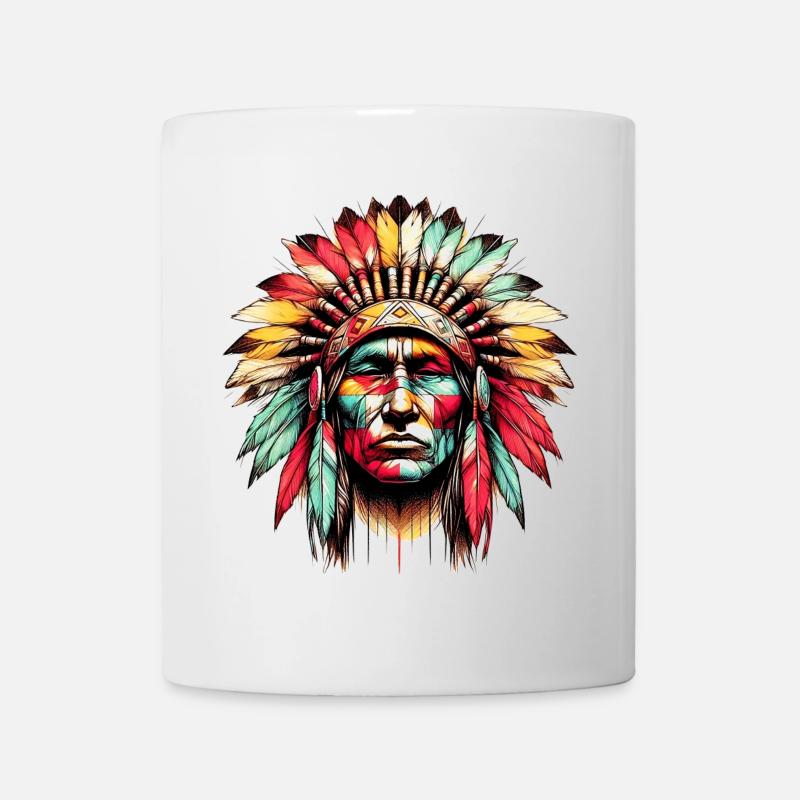 American Indian American - Mug - white