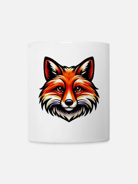 Fuchs - Tasse - Weiß