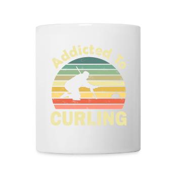 Curling - Tasse - Weiß - Vorne