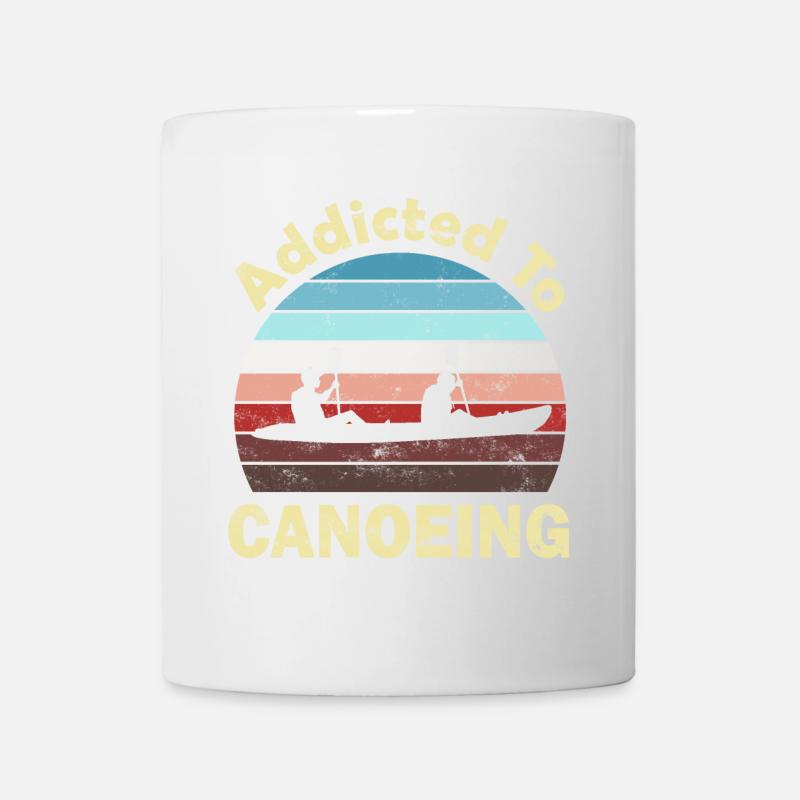 Canoe Canoeist - Mug - white