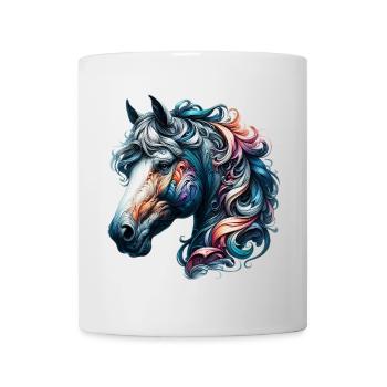 Cheval - Mug blanc - blanc - Devant
