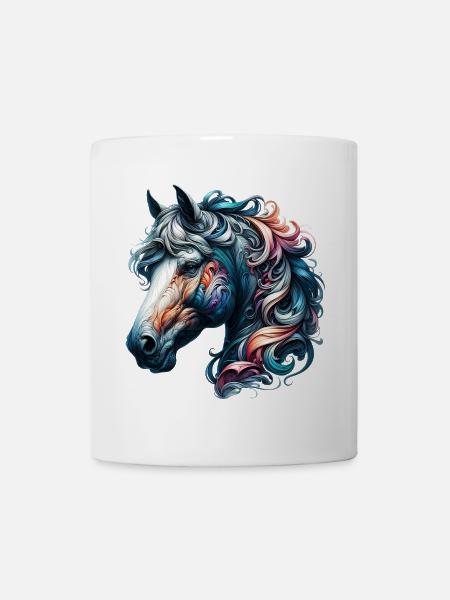 Cheval - Mug blanc - blanc