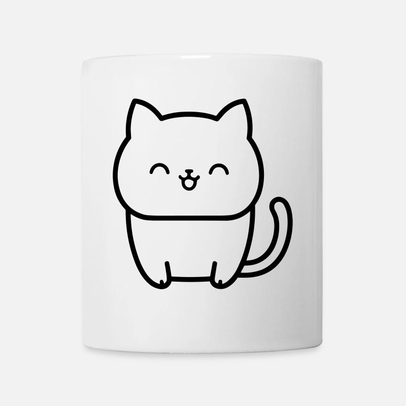 Katze - Tasse - Weiß